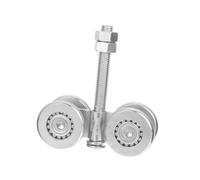 FONDOTIN Roue Acier pour Porte Coulissante Industrielle Galet de Rail Robuste Roulement Stable pour Chariot et Remorque