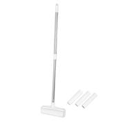 FONDOTIN Rouleau Adhésif Anti-Poils D’Animaux 19 CM Réutilisable avec 3 Rouleaux de Recharge 30 Feuilles, Brosse Nettoyante pour Tapis, Vêtements et Meubles, Portable et Pratique pour