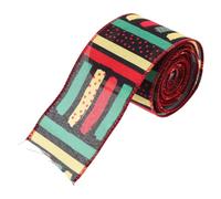 FONDOTIN Ruban de Fête Grand Format 63 MM X 45 M en Polyester pour Décorations Salle Classe et Emballage Présent Fournitures Polyvalentes pour Mois de L’Histoire des Noirs et Kwanzaa