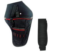 FONDOTIN Sacoche Ceinture Utilitaire pour Clé Cliquet Électrique Poche Compartimentée Pratique Bandeau Épais et de Rangement Spécial pour Perceuse Lithium Adapté Électriciens et Artisans