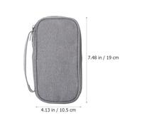 FONDOTIN Sacoche de Rangement Étanche pour Câbles USB Bank Pochette Portable avec Filet Respirant et Protection Antichoc Organisateur Pratique pour Accessoires Numériques
