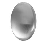 FONDOTIN Savonnette en Acier Inoxydable Désodorisant pour Lavage des Mains Savonnette Métallique Portable Compact Éliminateur D’Odeurs Cuisine Réutilisable Accessoire Sûr et Solide