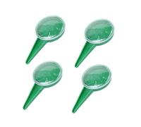 FONDOTIN Semoir à Graines Portatif Plastique 4 Pièces pour Jardinage Manuel Semis Précis Distributeur Ergonomique 5 Trous Réglables Plantation Facile Extérieur Jardin Pelouse