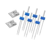 FONDOTIN Set Aiguilles Doubles Multifonction pour Machine à Coudre Domestique Kit Professionnel avec Compatible Couture Jersey et Denim pour Projets de Couture et Patchwork
