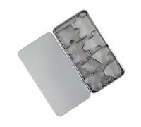 FONDOTIN Set de Moules à Biscuits Acier Inoxydable Résistant Adorables pour Décoration de Gâteaux et Pâtisserie Formes Variées pour Fêtes et Usage Quotidien