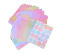 FONDOTIN Set de Papeterie Aquarelle avec Enveloppes Papier à Lettres Créatif pour Invitations Anniversaire et Correspondance Personnelle Motifs Élégants et Finition Douce Ensemble Complet