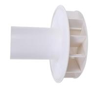 FONDOTIN Siphon de Descente de Gouttière en PVC 110 MM Entonnoir de Sortie pour Évacuation Rapide des Eaux Pluviales Système Anti-Obstruction pour Toiture Résidentielle et Commerciale