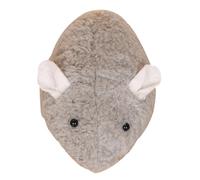 FONDOTIN Souris à Remonter Jouet Interactif pour Chat Peluche Mécanique 10 Cm Gris Intérieur Extérieur Jeu Stimulant Chatons Adultes