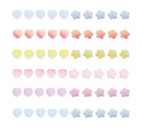 FONDOTIN Stickers Nail Art DIY 60 Pièces Tranches en Caoutchouc Doux Multicolores pour Décoration Ongles et Coque Téléphone Accessoires Créatifs Plusieurs styles
