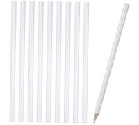 FONDOTIN Stylo à Pointe D'ongle en Bois 10 Pcs Blanc, Outils à Points pour Manucure, Sélecteur de Strass Précis, Usage Professionnel et Personnel, Nail Art Décoratif, Création de Motifs