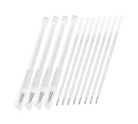 FONDOTIN Stylo De Cartographie Des Sourcils Blanc Simple 12 Pièces Outil De Maquillage Professionnel Pour Tatouage Sourcils Et Positionnement Manuel