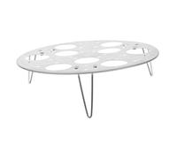 FONDOTIN Support Cuiseur Vapeur Œufs Acier Inoxydable Résistant Chaleur Accessoire Multi-usage pour Cuisson Vapeur Rapide Œufs Panier Rond Facile à Nettoyer et Ranger