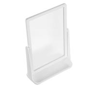 FONDOTIN Support de Menu de Table Blanc Élégant Porte-affiche de Comptoir pour Restaurant Hôtel Salon Professionnel Support Menu et Stable pour Affichage de Cartes et Notes