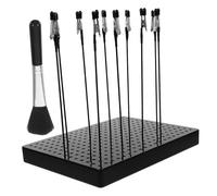 FONDOTIN Support de Peinture Modèle Flexible avec Pince Crocodile Base Stable Antidérapante et Brosse de Nettoyage Kit Modélisme Aérographe pour Hobby