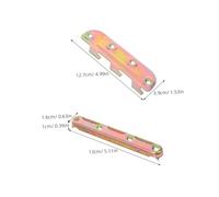 FONDOTIN Support de Rail de Lit Robuste avec Vis Kit pour Cadre de Lit Fixation Rapide et Adaptable pour Tête et Pied