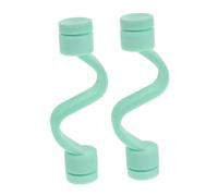FONDOTIN Support Porte Magnétique pour Machine à Laver 2 Pièces, Butée de Porte Ventilée en Plastique, Accessoire D'entretien Polyvalent pour Buanderie et Laverie, Prévention des Mauvaises