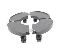 FONDOTIN Support Pot Fleurs Robuste avec Motifs Antidérapants Chariot Plante Polyvalent pour Intérieur et Extérieur Capacité Renforcée pour Pots Lourds