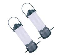 FONDOTIN Support pour Mangeoire à Oiseaux en Plastique 2pcs, et Facile à Installer, pour Suspendre sous l'arbre Support Extérieur