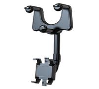 FONDOTIN Support Téléphone Voiture Rotatif Noir Socle Stable Antidérapant Compatible GPS pour Tableau de Bord et Navigation Sécurisée