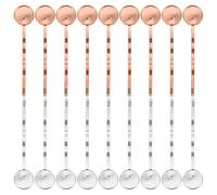 FONDOTIN Supports pour Pinces à Cheveux Métalliques 12Mm Lot de 40 Pièces Accessoires DIY pour Création de Barrettes et Fermoirs Cheveux Base Ronde pour Coiffure