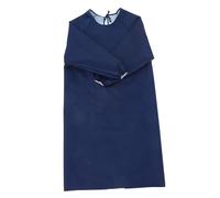 FONDOTIN Tablier Imperméable à Manches Longues Unisexe à Huile avec Poches Confortable et Polyvalent pour Cuisine Ménage Peinture et Atelier Protection et Coupe Ample Bleu Foncé