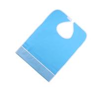 FONDOTIN Tablier Imperméable Pour Adulte Repas Avec Bouton-pression Et Boucles Bas Protège-vêtements Anti-huile