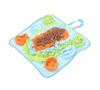 FONDOTIN Tapis à Renifler pour Chien Toile et Polaire Tapis de Fouille Interactif pour Alimentation Lente et Dressage Jeu de Recherche Olfactive pour Chiens Stimule Le Sens de Odorat et