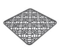 FONDOTIN Tapis Antidérapant en Silicone Creux pour Évier Cuisine Drainage et Protection Les Chutes, pour Plan de Travail D'évier