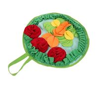 FONDOTIN Tapis De Reniflement pour Coussin Alimentaire Ludo-éducatif Polaire Matériel Antidérapant pour Entraînement Animaux De Compagnie