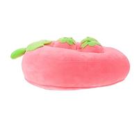 FONDOTIN Tapis Entraînement pour Chiots Matelas Reniflant Amovible Forme De Fraise pour Apprentissage Animaux De Compagnie