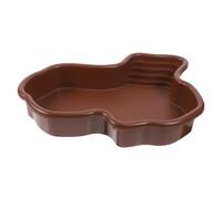 FONDOTIN Tasse De Bain pour Tortues Grand Bol pour Reptiles Bassin Eau Décoratif pour Terrarium Espace Confortable pour Baignade Et Alimentation des Tortues