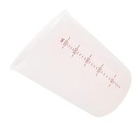FONDOTIN Tasse Doseuse Silicone Semi-transparente avec Double Échelle Mesureur Liquide Pratique et Résistant pour Cuisine et Bricolage