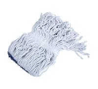 FONDOTIN Tête De Balai Remplaçable en Coton 16 Cm, Chiffon De Nettoyage Super Absorbant, Serpillière Pratique Détachable, pour Sols en Bois Et Carrelage, Usage Domestique Et Professionnel