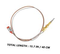 FONDOTIN Thermocouple pour Cuisinière Gaz avec Protection Extinction Flamme Remplacement pour Brûleur Encastré Installation Facile et Sécurité Renforcée
