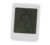 FONDOTIN Thermomètre Hygromètre Digital Intérieur Portable avec Crochet Magnétique Mesure Précise Température Celsius Accessoire Maison Bureau