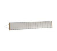 FONDOTIN Toise Murale Garçon Fille Règle de Mesure de Hauteur Créative et Amovible pour Chambre Garçon Fille Décoration Blanche pour Mesurer la Croissance