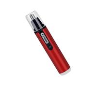 FONDOTIN Tondeuse Nez Électrique Rechargeable USB Rouge Multifonction pour Sourcils et Poils Nez Sans Tête Amovible Facile à Nettoyer Usage Unisexe