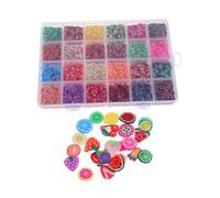 FONDOTIN Tranches De Fruits Pour Ongles : Breloques En Argile Polymère Pour Nail Art, Petites Paillettes Pour Décoration De Faux Desserts, Gâteaux, Manucure, Scrapbooking, Coques De