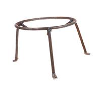 FONDOTIN Trépied Wok Robuste Acier Réutilisable Support Multifonction pour Poêle De Camping Résistant Chaleur Léger Et Portable pour Cuisson Extérieur