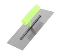 FONDOTIN Truelle à Enduit Manche Plastique Résistant Acier Inoxydable pour Cloison Sèche Outil de Lissage Finition pour Plaques de Plâtre