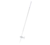 FONDOTIN Tube à vidange gradué en verre borosilicaté transparent pour laboratoire scolaire instrument léger et résistant à la corrosion outil pratique pour cours de chimie au collège