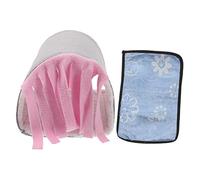 FONDOTIN Tunnel De Cachette pour Hamster Et Petits Animaux Nid Douillet Confortable pour Rongeurs Couleur Grise Et Endroit Sécurisé pour Dormir Et Reposer