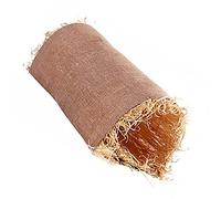 FONDOTIN Tunnel Pour Lapin En Paille Naturelle Nid Douillet Pour Petits Animaux Tunnel De Couchage Taille s Pour Hamsters Cochons D'inde Et Chinchillas Environnement Apaisant Pour Animaux De Compagnie