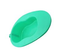 FONDOTIN Urinoir Bords Incurvés Vert Poignée Intégrée en Plastique pour Alité Bassin de Lit Horizontal et Adapté aux Femmes Enceintes et Personnes Âgées