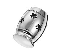 FONDOTIN Urne Funéraire pour Animaux Acier Boîte De Rangement pour De Petits Animaux avec Gravure Loving Memory Souvenir Et Élégant pour Garder Près De Cœur