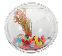 FONDOTIN Vase Hydroponique Mural Transparent pour Aquarium Et Fleurs Design Unique Et Délicat pour Décoration Intérieure sans Prendre De Place