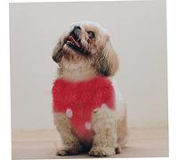 FONDOTIN Veste pour Petit Chien Fleece Dhiver à Capuche Motif Fraise Costume Confortable et Respirant pour Lapin Nain et Animaux de Compagnie
