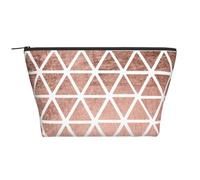 Fonds de Motifs en Or Rose, Trousse de Toilette Trousse de Maquillage Sac à cosmétiques Trousse de Toilette de Voyage Portable