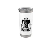 Fonds de soutien pour les écoles publiques Plaidoyer en éducation Gobelet isotherme en acier inoxydable double paroi