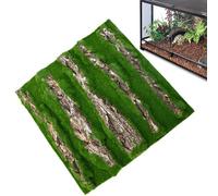 Fonds de Terrarium en lièges pour Reptiles - Décoration d'Habitat de Lézard, Mur d'Écorce, Mousse Artificielle | Décor de Fonds pour Gecko, Grenouille, Tortue, Caméléon, Habitat Intérieur